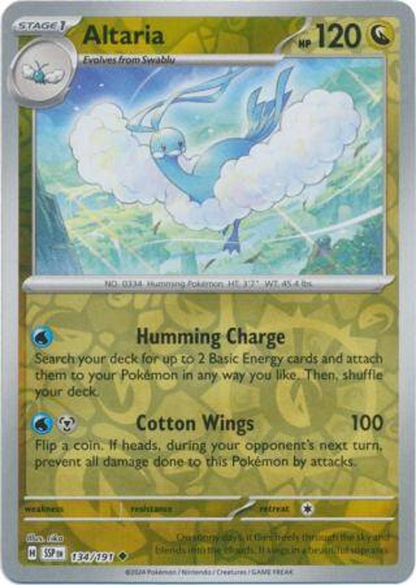 SSP 134/191 Altaria Reverse
