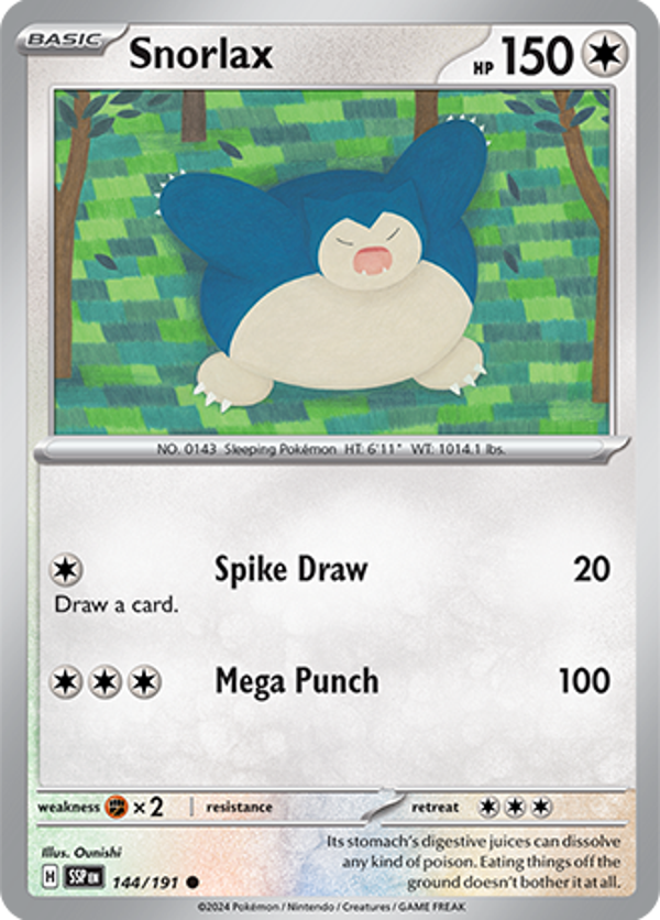 SSP 144/191 Snorlax
