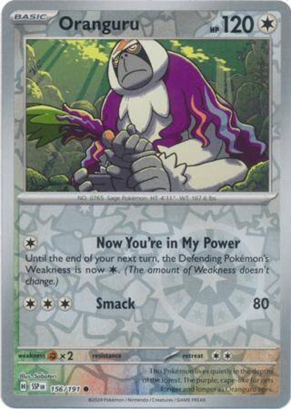 SSP 156/191 Oranguru Reverse