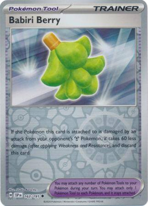 SSP 163/191 Babiri Berry Reverse