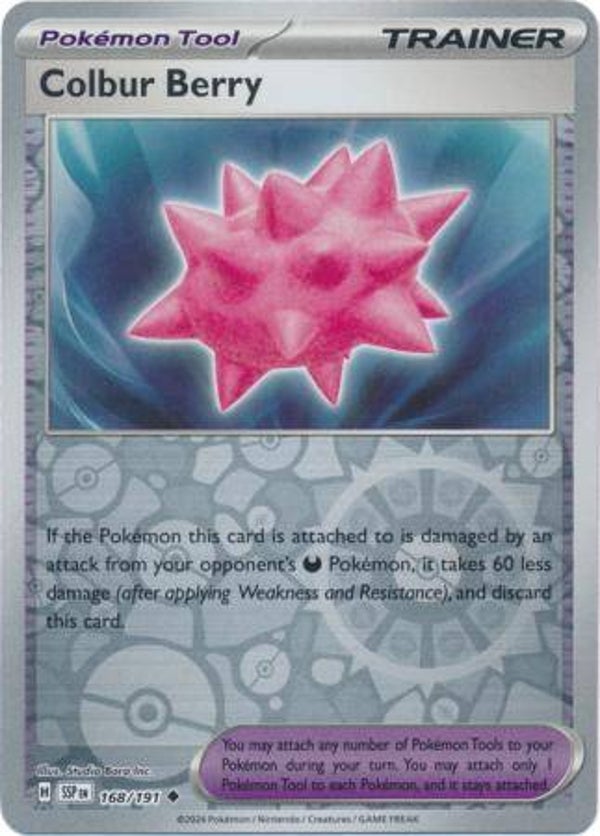 SSP 168/191 Colbur Berry Reverse