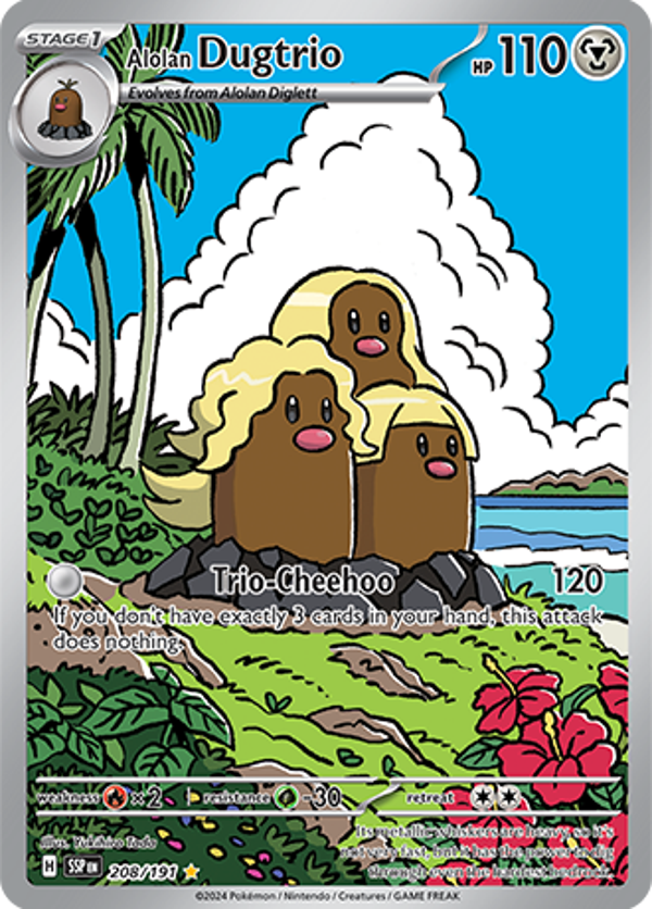 SSP 208/191 Alolan Dugtrio