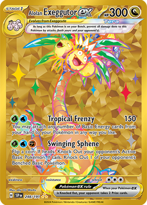 SSP 248/191 Alolan Exeggutor EX Gold