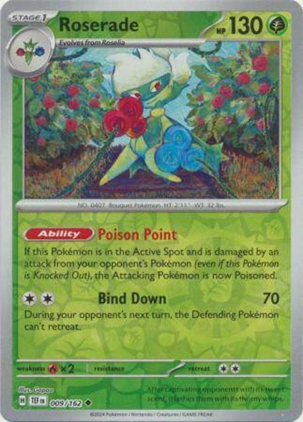 TEF 009/162 Roserade Reverse