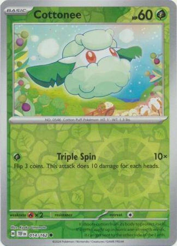 TEF 014/162 Cottonee Reverse