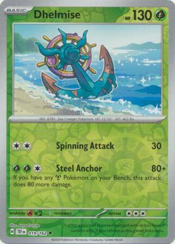 TEF 019/162 Dhelmise Reverse