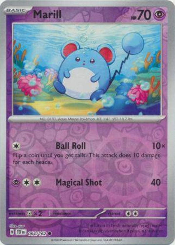 TEF 064/162 Marill Reverse