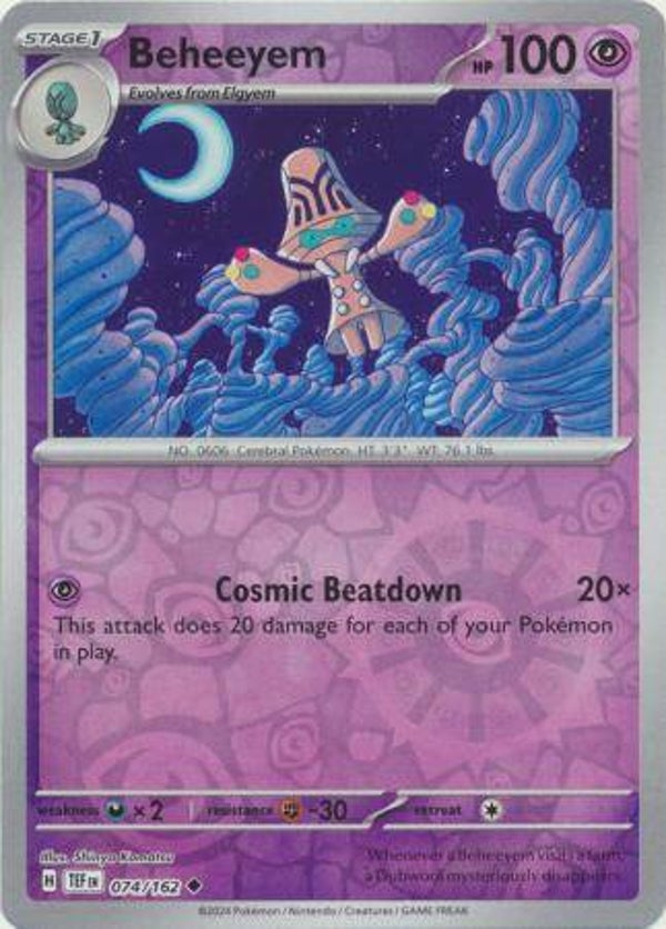 TEF 074/162 Beheeyem Reverse