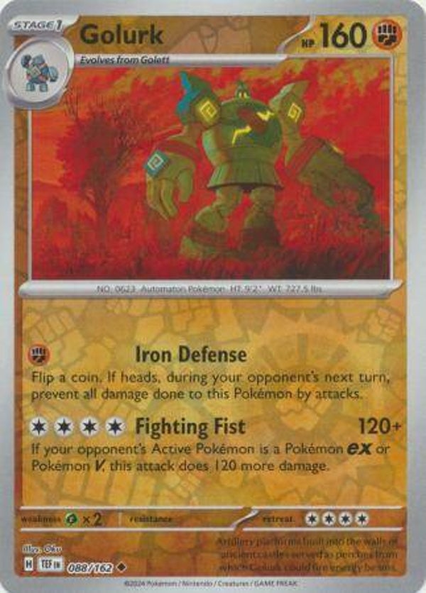 TEF 088/162 Golurk Reverse