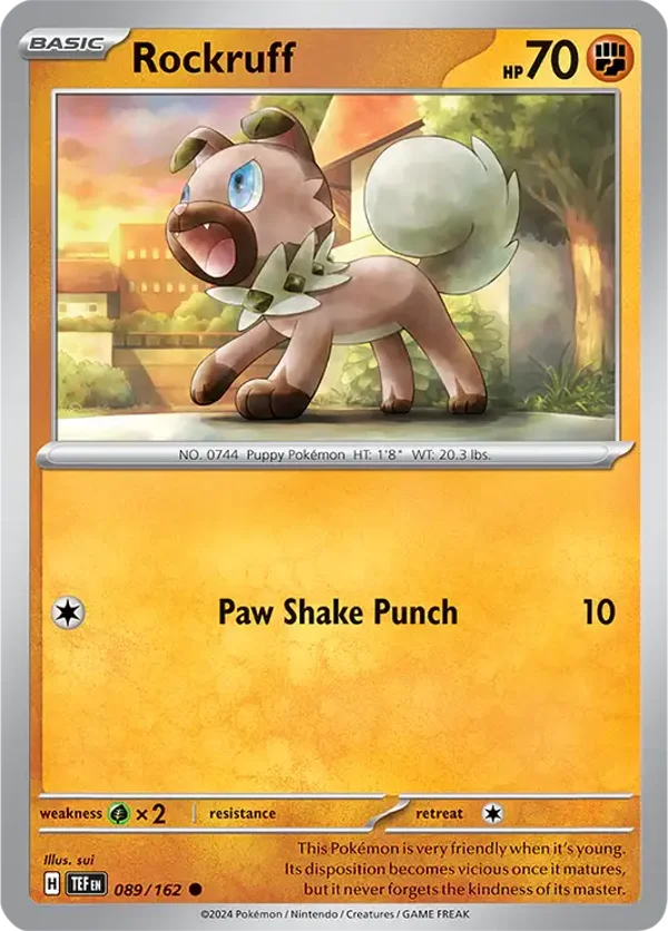 TEF 089/162 Rockruff
