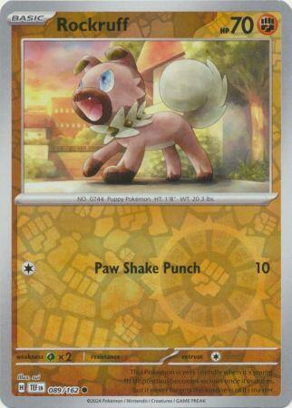 TEF 089/162 Rockruff Reverse