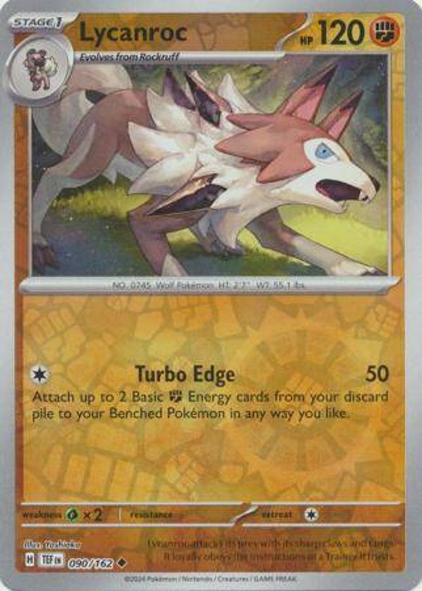 TEF 090/162 Lycanroc Reverse