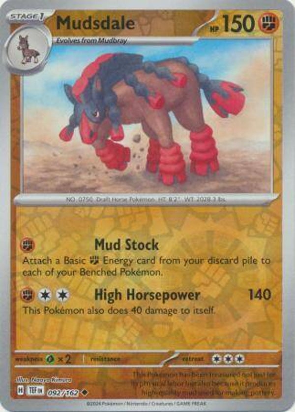 TEF 092/162 Mudsdale Reverse