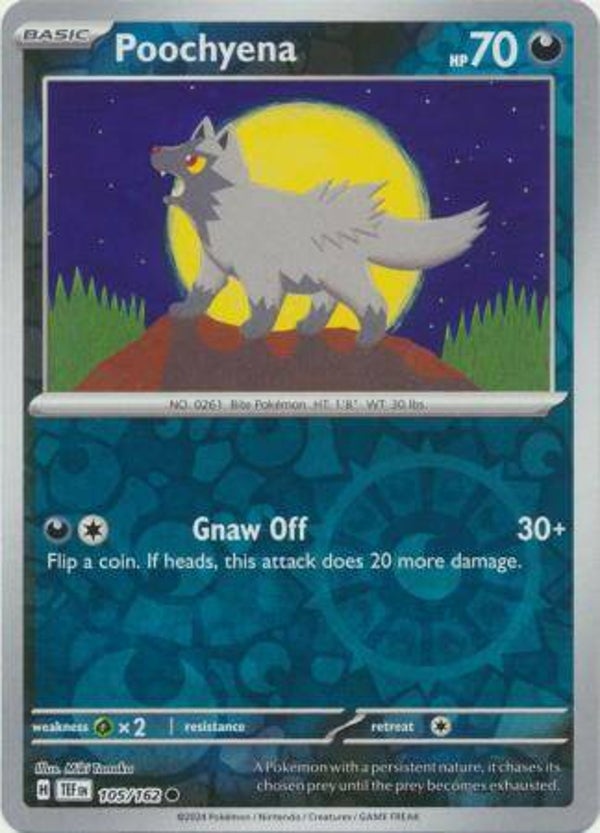 TEF 105/162 Poochyena Reverse