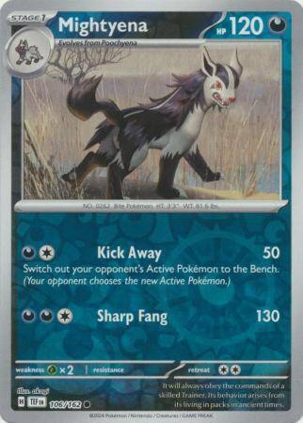 TEF 106/162 Mightyena Reverse