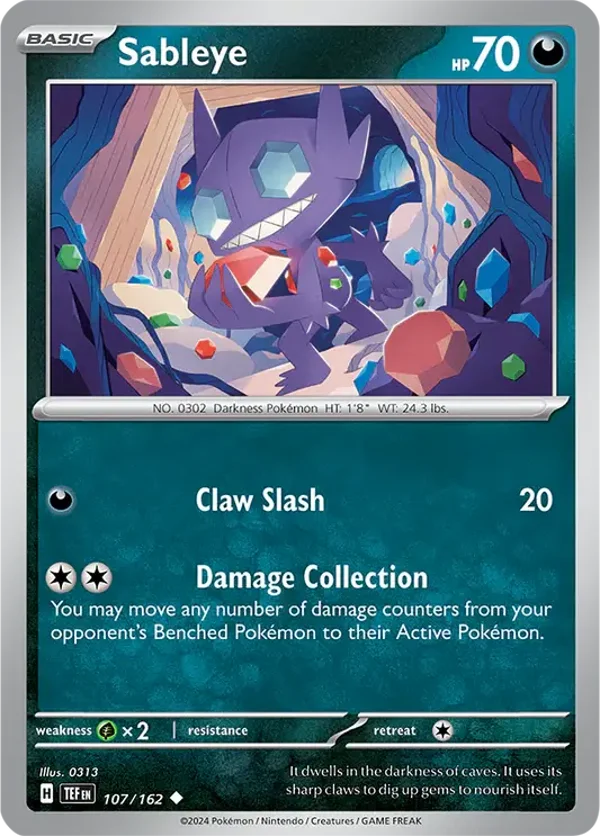 TEF 107/162 Sableye