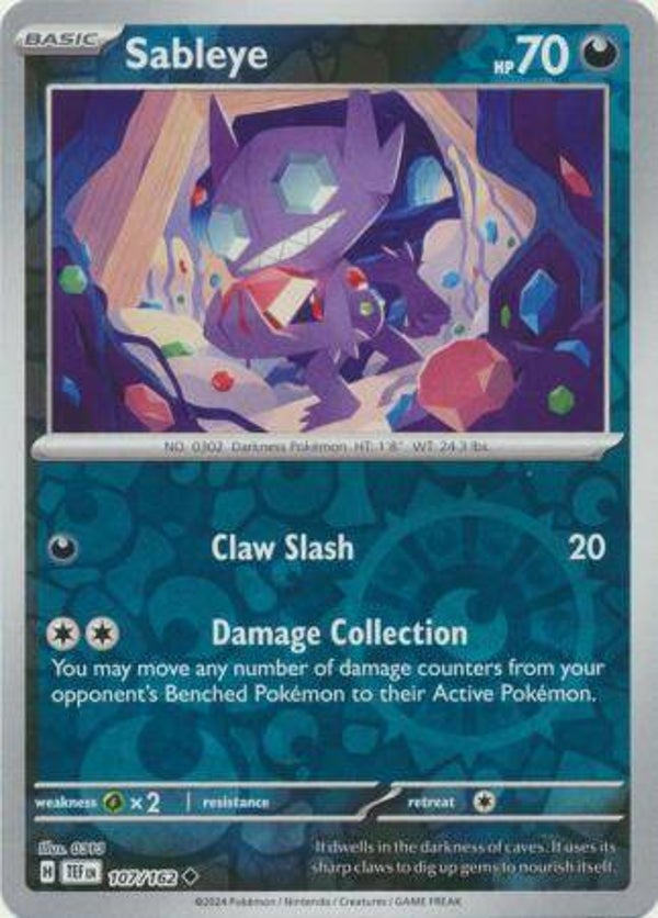 TEF 107/162 Sableye Reverse