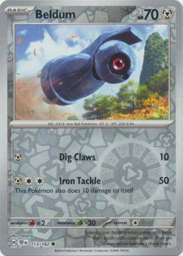 TEF 113/162 Beldum Reverse