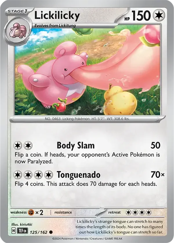 TEF 125/162 Lickilicky