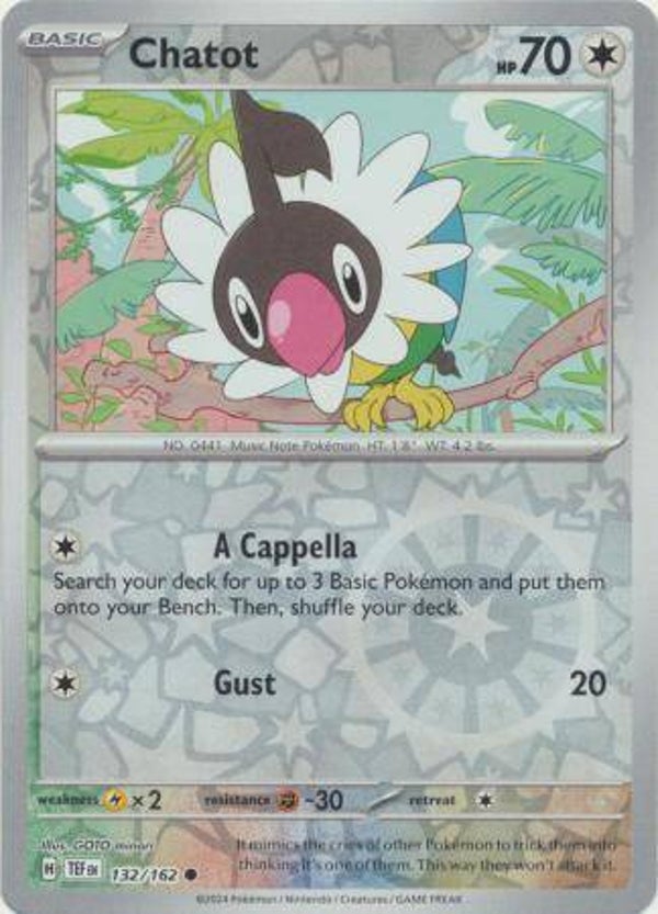 TEF 132/162 Chatot Reverse