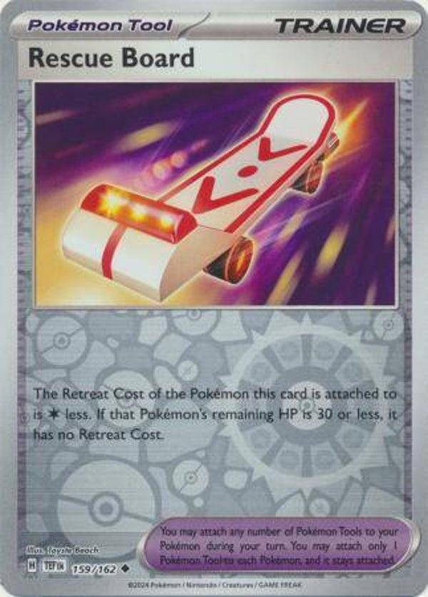 TEF 159/162 Rescue Board Reverse