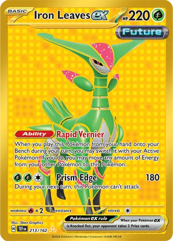 TEF 213/162 Iron Leaves EX Gold