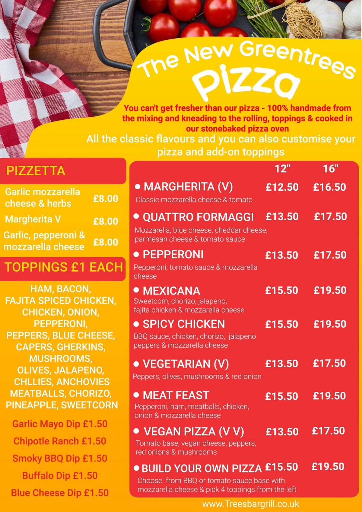 All Day Menu's The New Greentrees