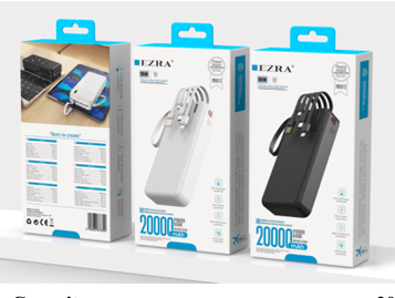 EZRA PB147 Portable Power Bank (20,000mAh)
