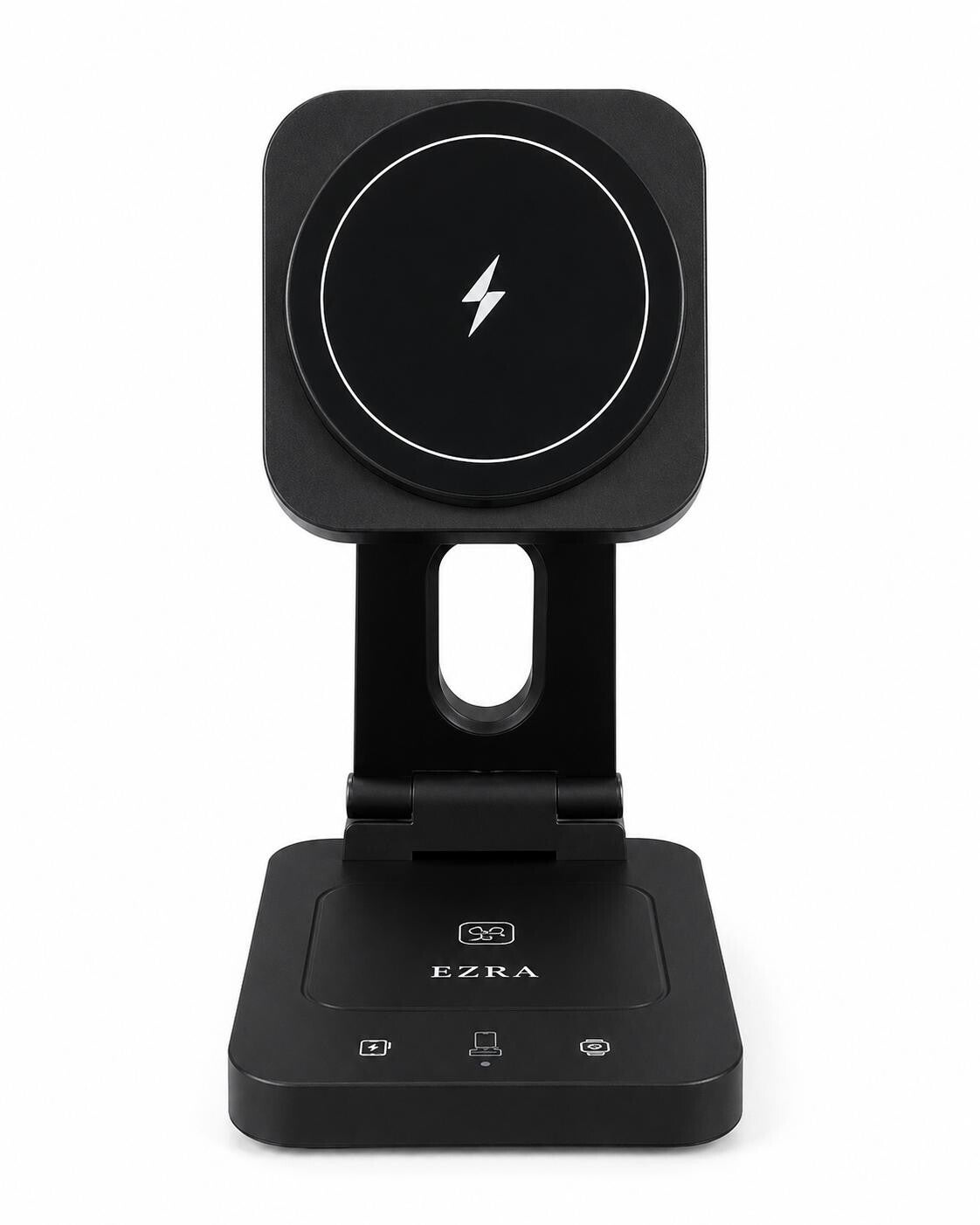 4-in-1 Magnetic Wireless Charger Stand (15W Fast Charge, Foldable Design) EZRA HC377
