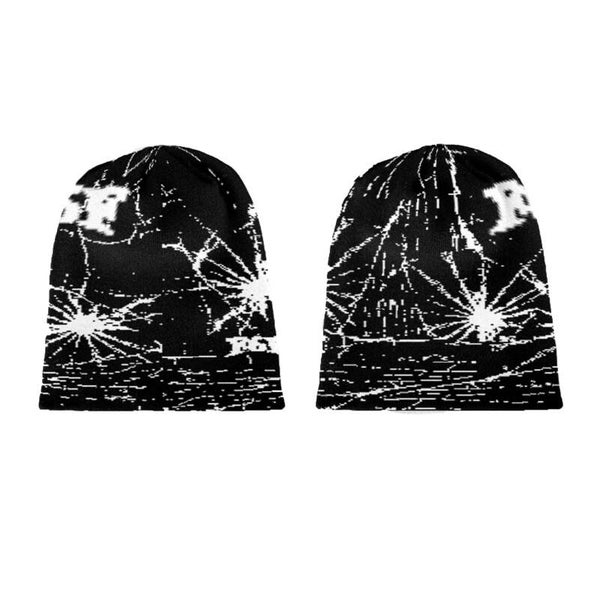 BROKEN GLASS KNIT BEANIE
