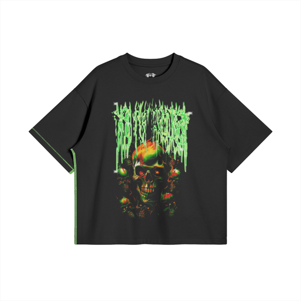 BLACK NEON SIDE SEAM TEE
