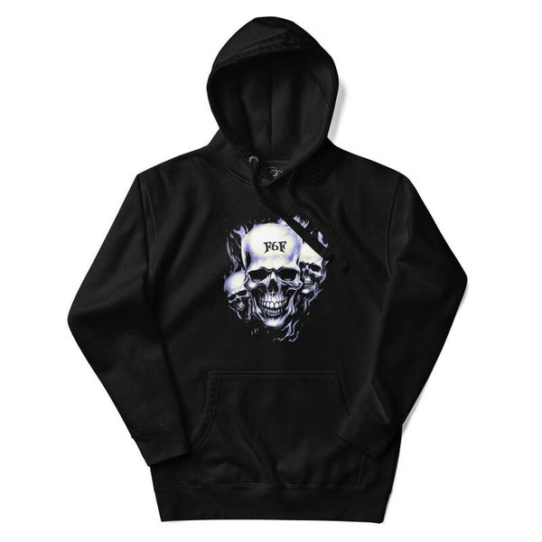 BLUE SKULLS HOODIE