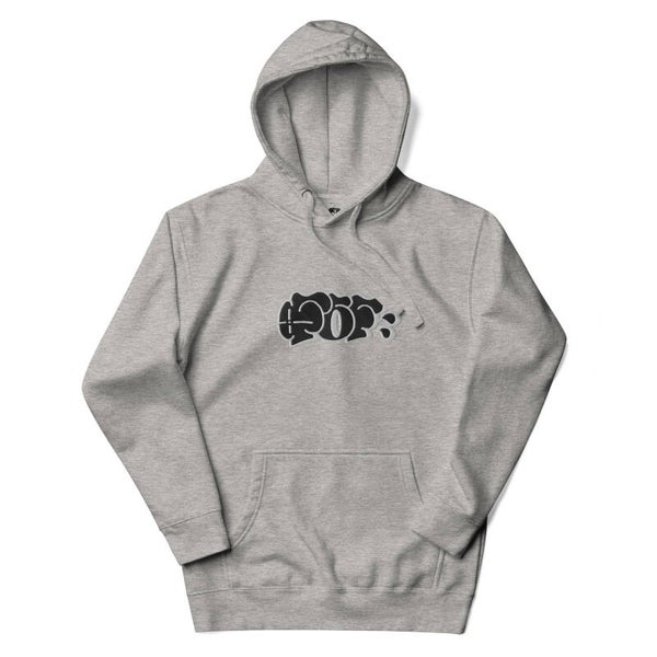EMBROIDERED THROW UP HOODIE