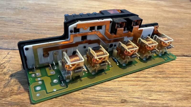 K40 Module Mercedes-Benz SLK R170 Binnenkant bovenaanzicht.