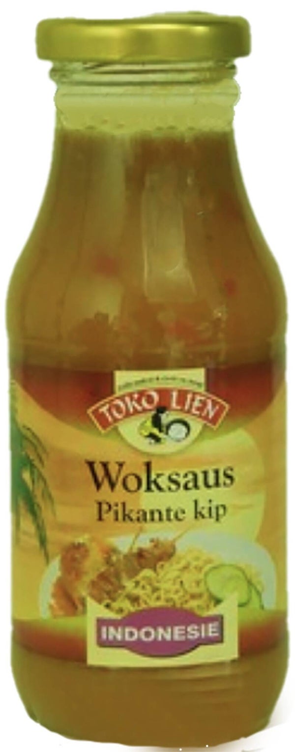 Toko Lien Indische Pikante Kip Woksaus 240ml (8712544213922)