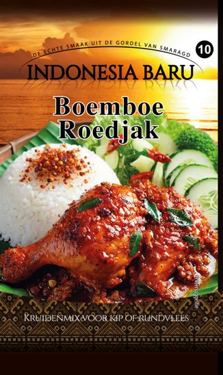 Indonesia Baru kruidenmix / boemboe speciaal Roedjak 100 gram (8712544010118)
