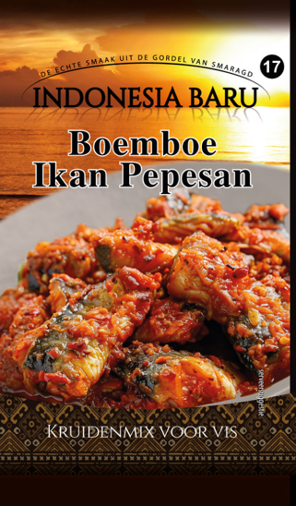 Indonesia Baru kruidenmix / boemboe speciaal Pepesan 100 gram (8712544015243)