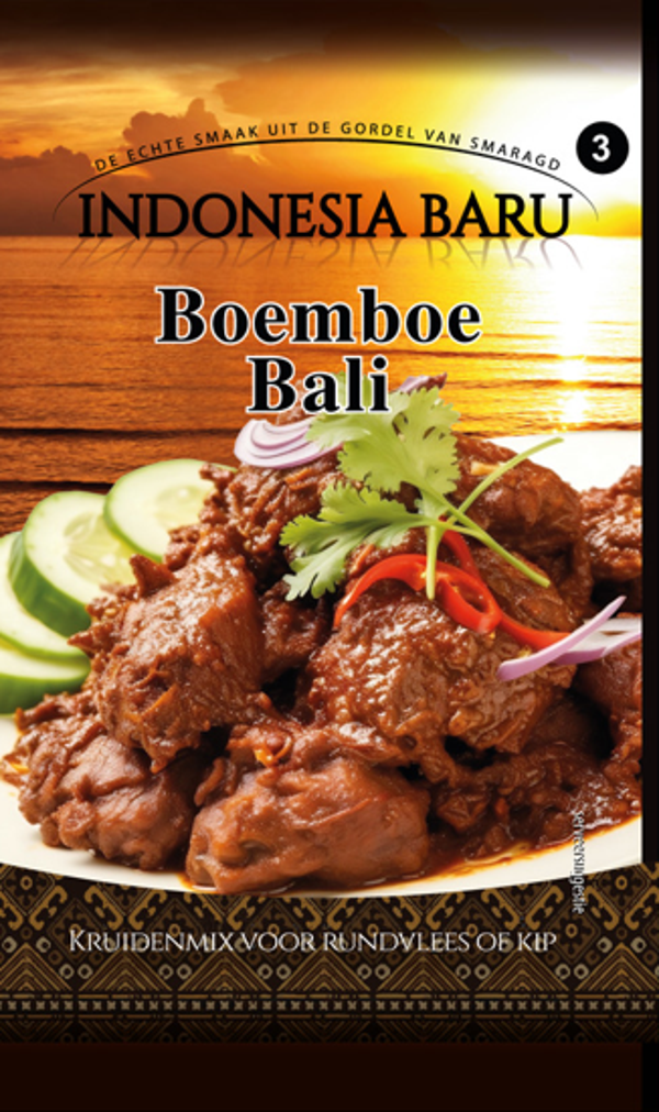 Indonesia Baru kruidenmix / boemboe speciaal Bali 100 gram (8712544010033)
