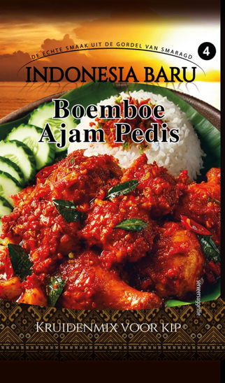 Indonesia Baru kruidenmix / boemboe speciaal Ajam / Ayam Pedis 100 gram (8712544010040)