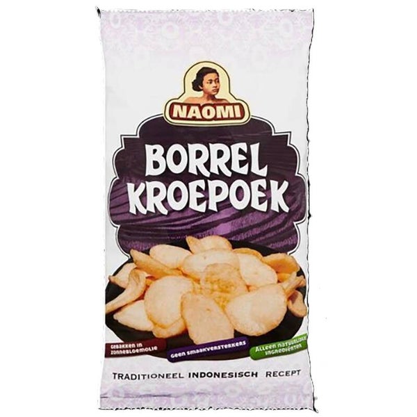 Naomi Borrel Kroepoek 135g | Authentieke Indonesische Garnalenkroepoek (8712544215025)