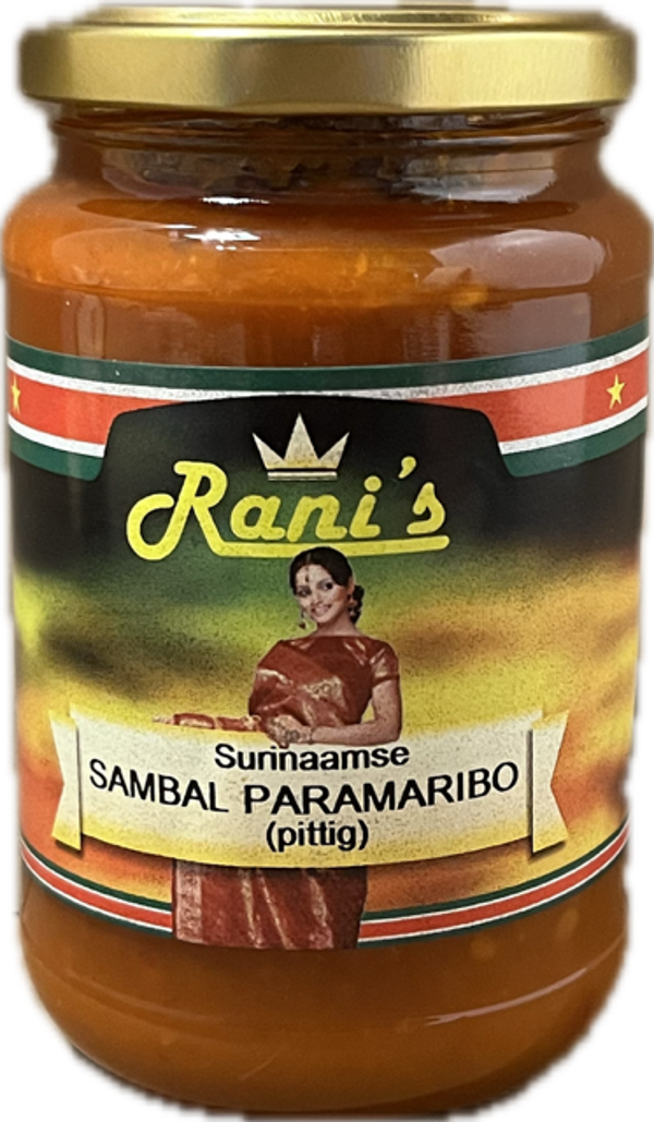 Rani's Surinaamse Sambal Paramaribo 375 gram