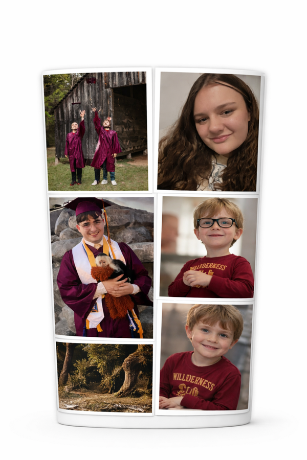 Collage Skinny 20 oz tumbler