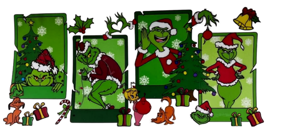 Grinch Square UVDTF