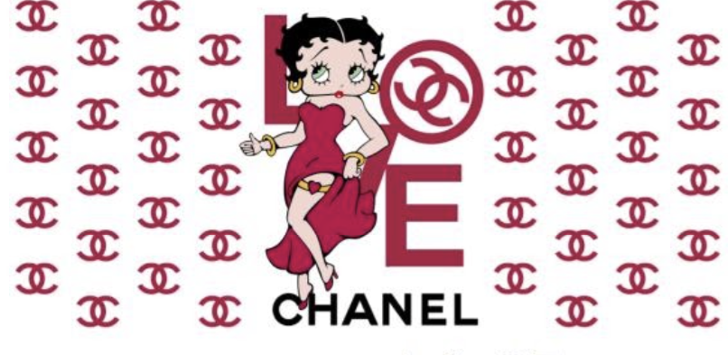 Chenel Betty Bop UVDTF