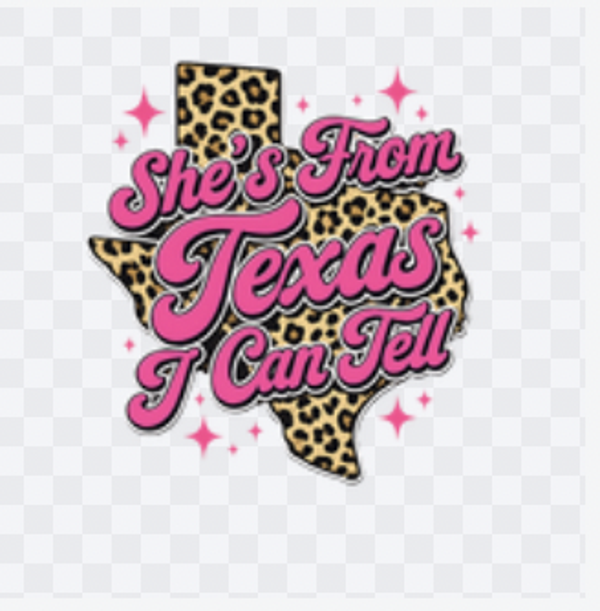 UVDTF She's From Texas