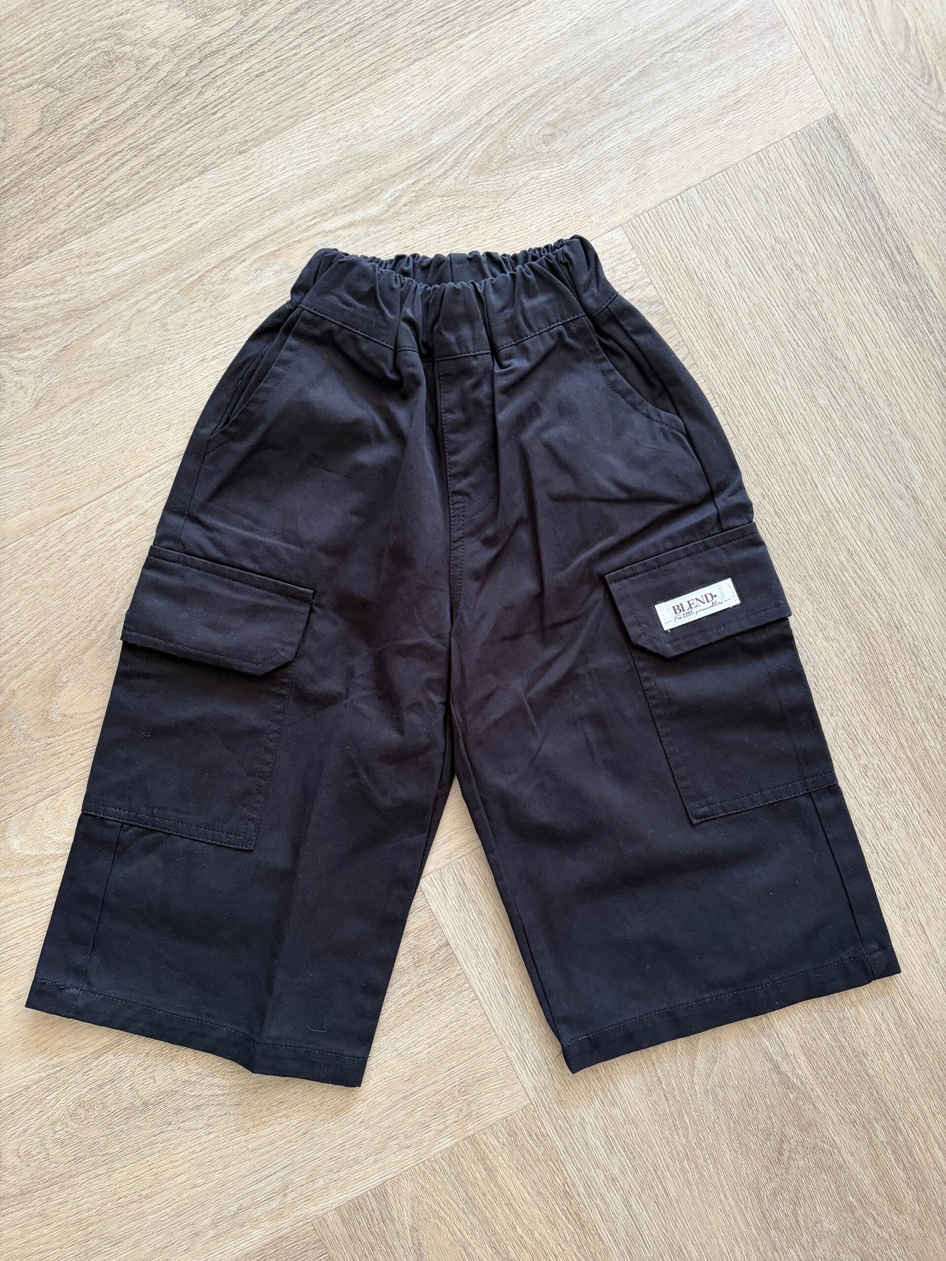 Black cargo pants