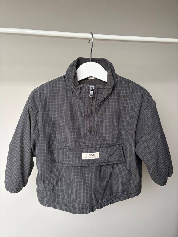 Grey grid jacket