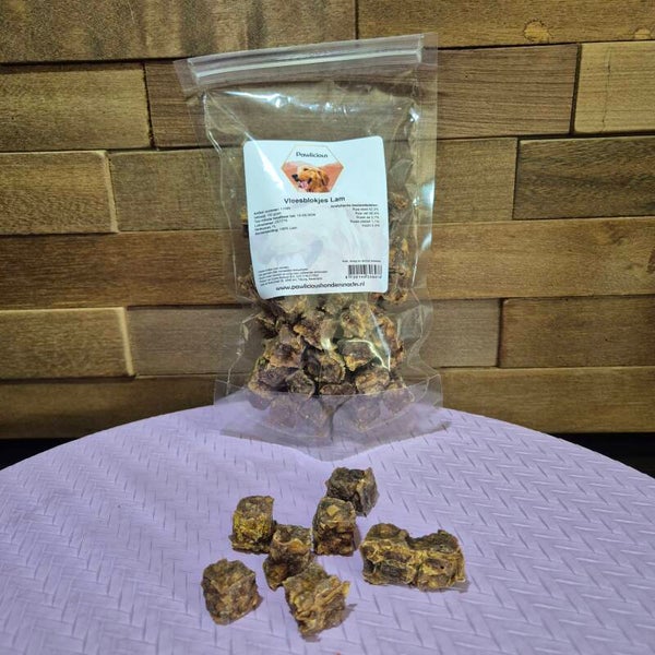 Vleesblokjes Lam - 150gr.