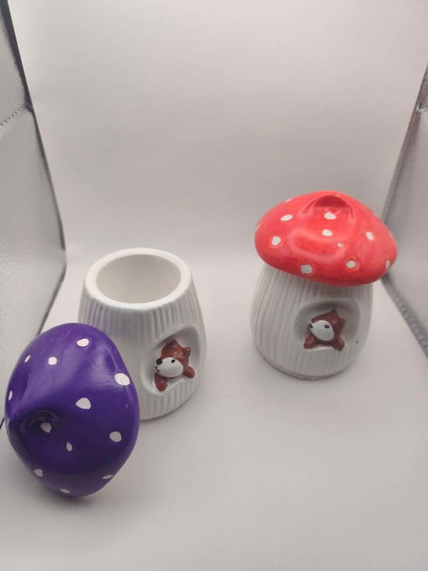 Pot champignon rouge