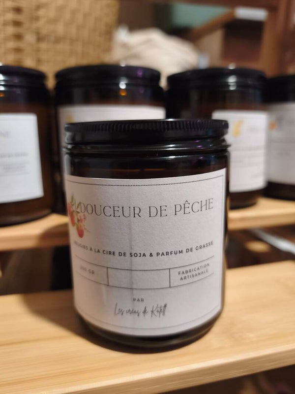 Bougie douceur de pêche